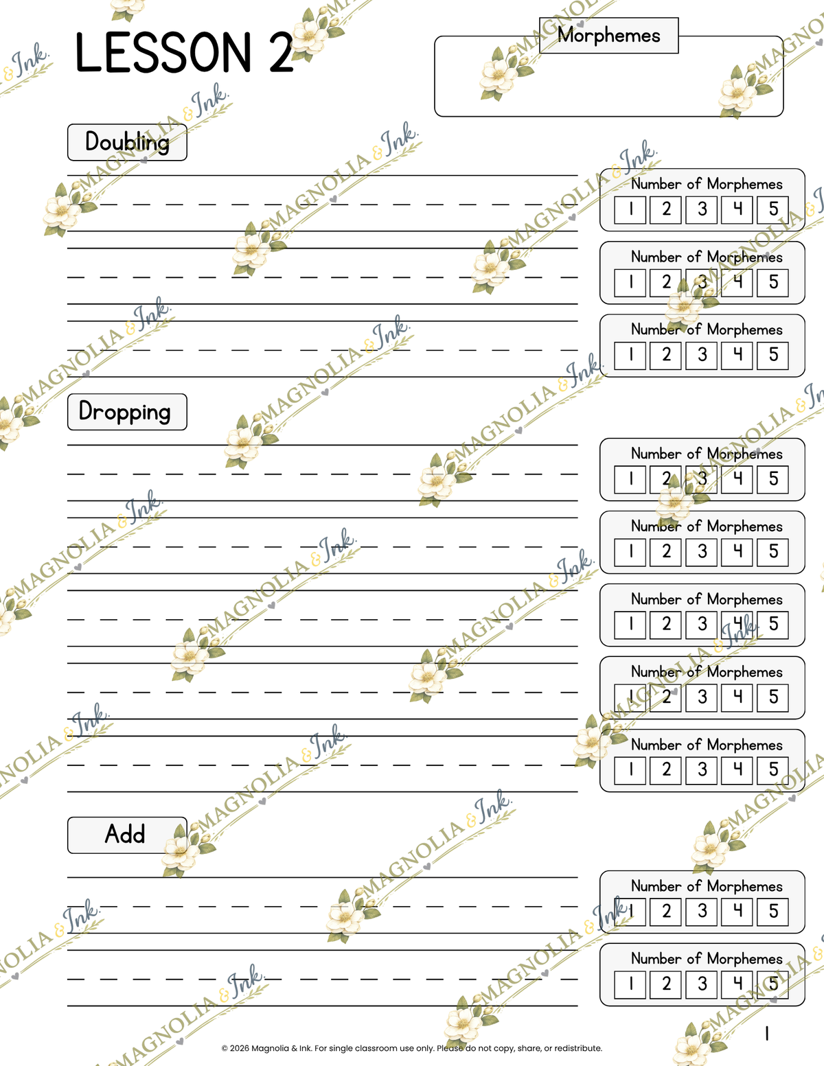 My Morpheme Spelling Book | Dyslexia & Morphology Practice | V5