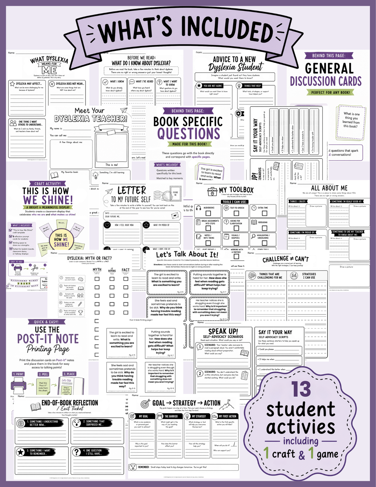 First Day Dyslexia Activities | Dyslexia Read Aloud | It’s Called Dyslexia 6-8