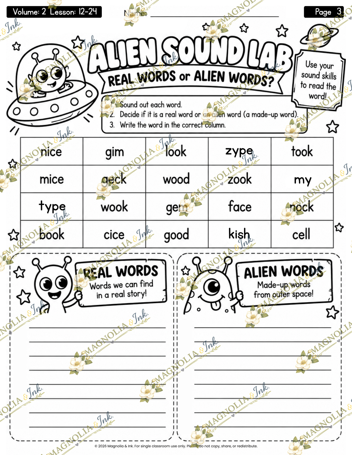 Dyslexia Sub Plans | Phonics Intervention & Decodable Reading Review | Volume 2