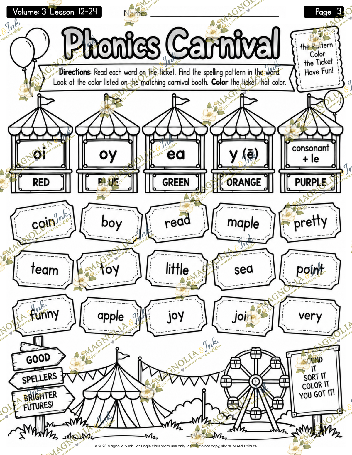 Dyslexia Sub Plans | Phonics Intervention & Decodable Reading Review | Volume 3